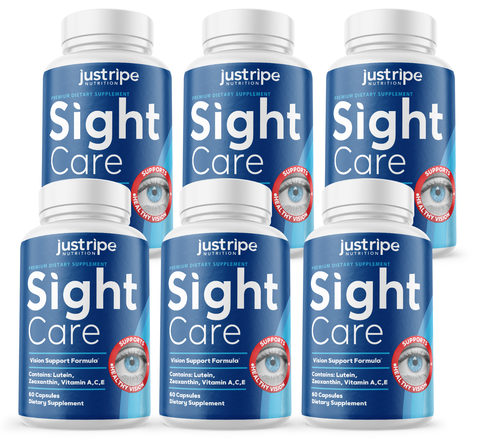 6 Pack Sight Care Vision Supplement Pills,Supports Healthy Vision & Eyes